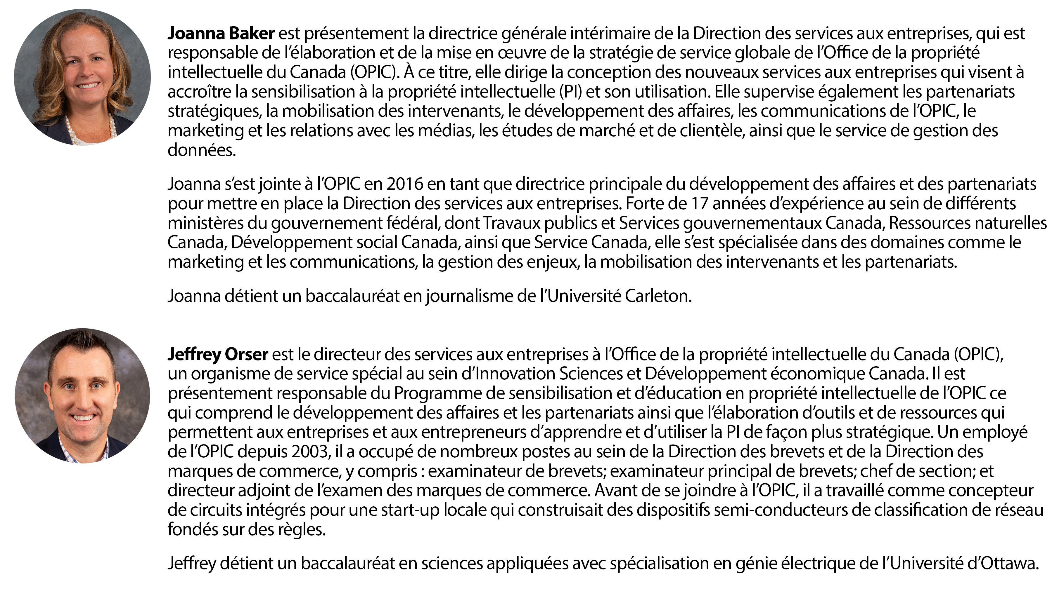 Joanna and Jeff CIPO Bios