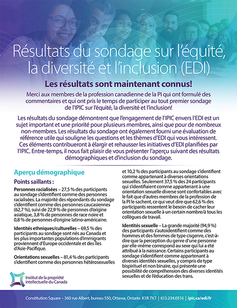 EDI Survey Overview_fre