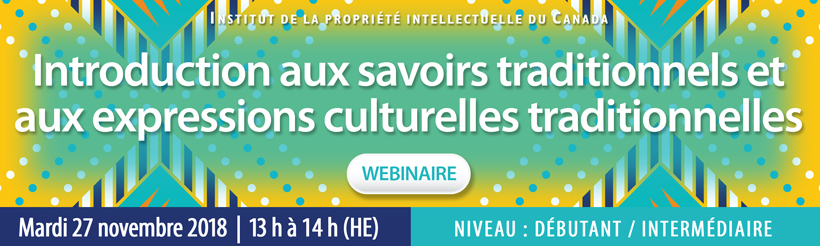 Traditional Knowledge & Cultural Expression 2018 FR Banner