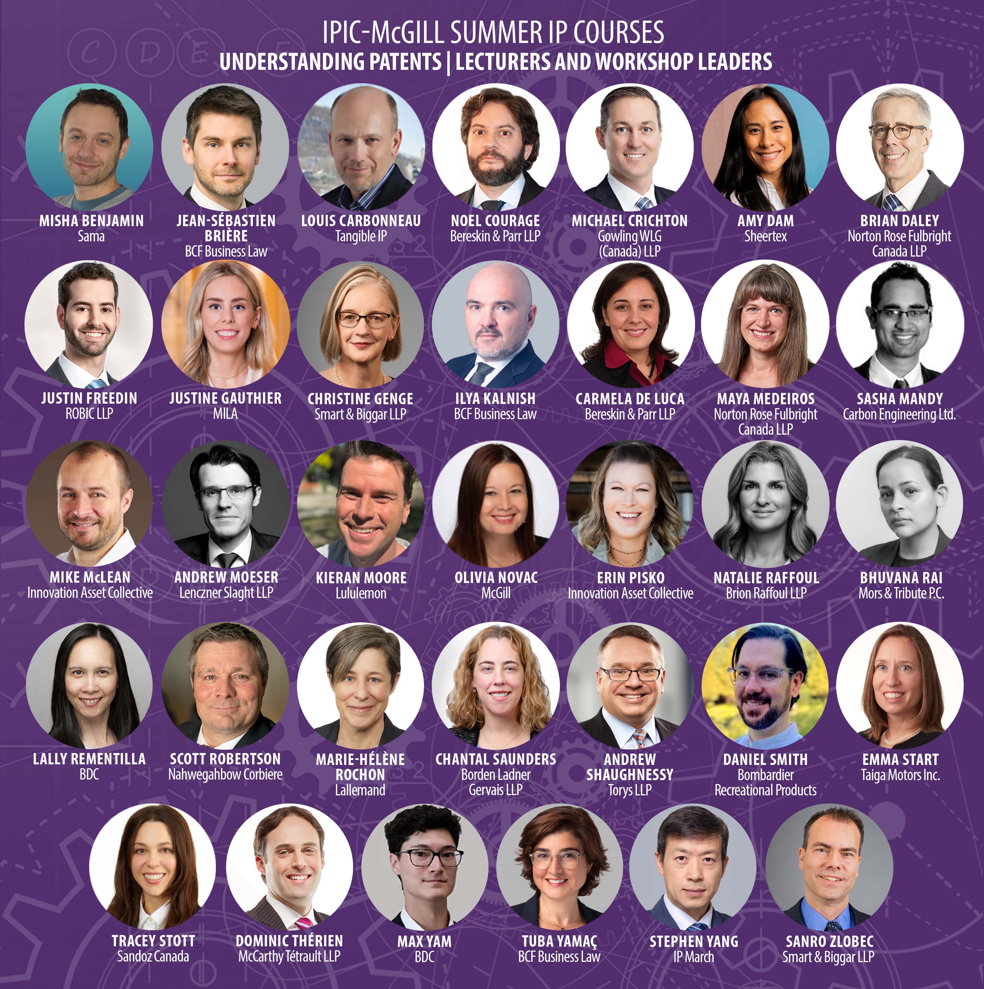 IP McGill PA Lecturers 2023 