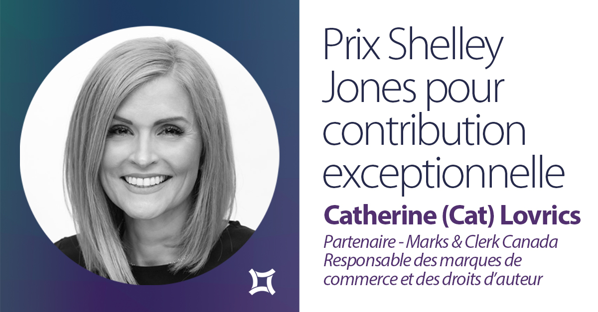 Catherine Lovrics - Outstanding Contribution Award FR